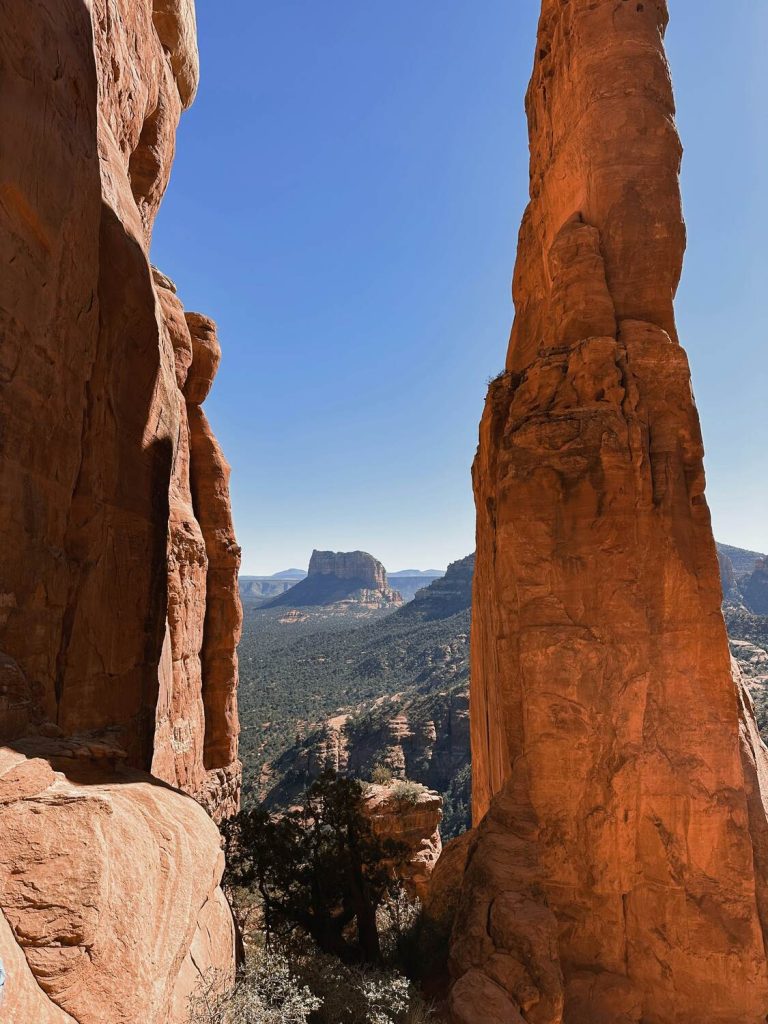 View of Cathedral Rock in Sedona.