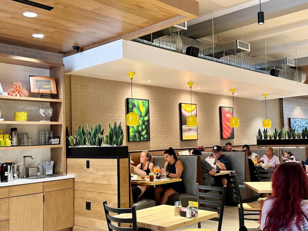 Interior of Urban Egg in downtown Colorado Springs.