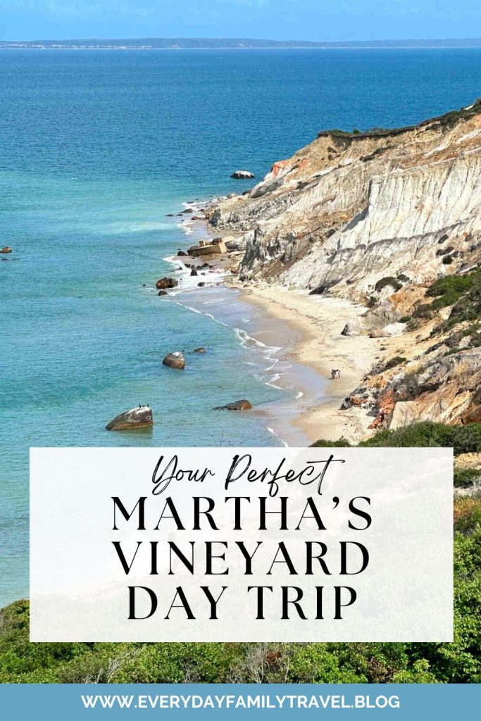 Martha's Vineyard day trip pin for Pinterest.