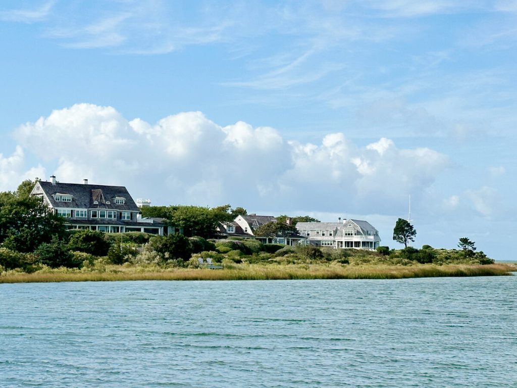 View of the Edgartown coast in Martha's Vineyard.