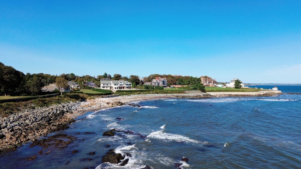 Newport s Iconic Cliff Walk Pro - Newport Cliff Walk Drone Landscape 1024x576