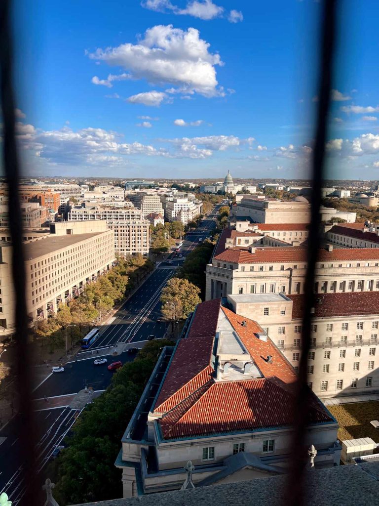 View from the top of the Old Post Office Tower.