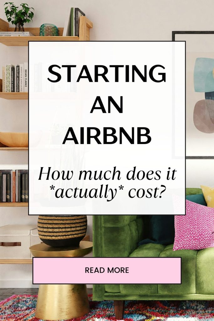 Pinterest pin for starting an Airbnb.