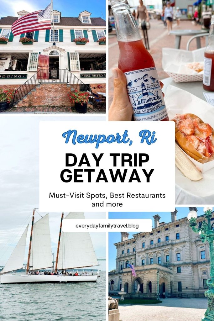Pinterest pin for things to do on a Newport day trip.